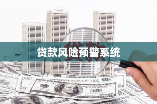 公安贷款风险预警系统