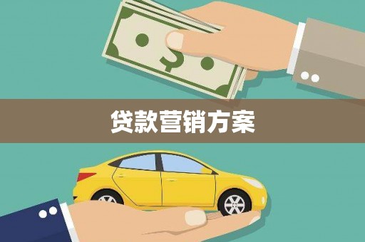 公安贷款营销方案